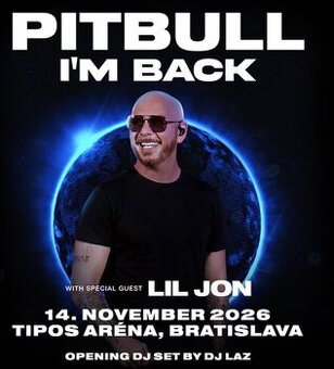 Pitbull Bratislava 14.11.2026 – TOP miesta sektor A1