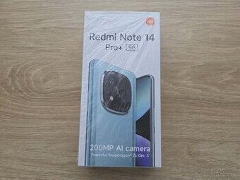 Xiaomi Redmi Note 14 Pro+ 12GB/512GB, nerozbaleny, zaruka