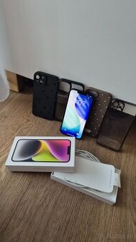 Apple Iphone 14 čierny 128gb, batéria 86%