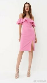 Ružové šaty z MOHITO veľkosť L - 1