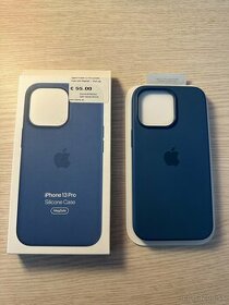 Predám Apple IPhone 13 PRO case silicone, BLUE, ORIGINÁL