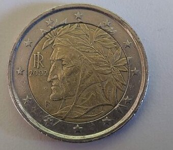 vzacna razba dante aligieri 2002 2euro