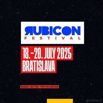 Lístky na festival Rubicon