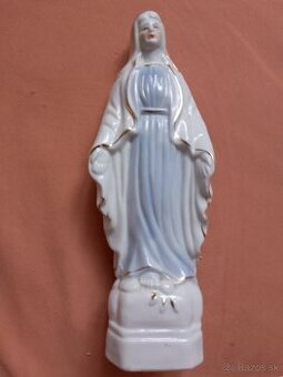 Porcelánova soška Panna Mária