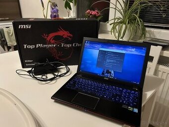 Herný MSI GE60 Apache i7,16gb ram,GTX 765m,256gb SSD