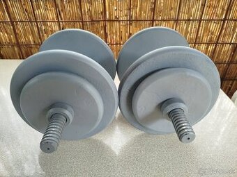 Jednoručné činky 34kg