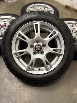 Zimná sada 5x100 R15 , 185/60/15 Seat Toledo, Ibiza, Polo