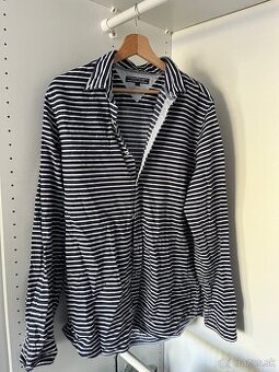 Tommy hilfiger košela L namornicka pruhovana - 1