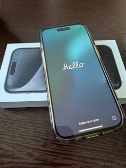 IPhone 15 Pro, Black Titanium, 128GB