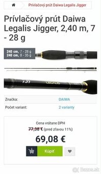 Privlacovy prut Daiwa s navijakom Daiwa