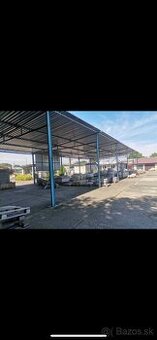 oceľové vázniky a prístrešok