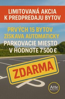 2-izbový byt Báhoň – teraz parkovanie ZDARMA