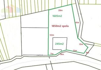 Pozemok 1850m2 v tichej lokalite, Moravany nad Váhom