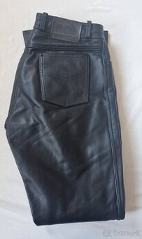 Koženné dámske moto nohavice