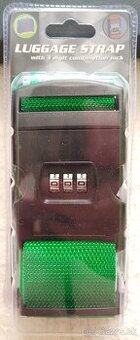 Bezpečnostný popruh na kufor s 3 miestnym kódovým zámkom