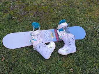 SNOWBOARD + VIAZANIE + OBUV - 1