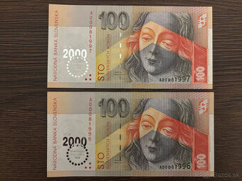 100 Sk bimil UNC,aUNC