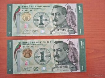 Predám GUATEMALA bankovky