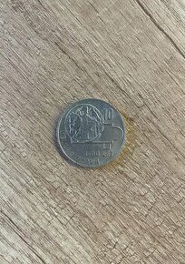 Magnetická 10 koruna 1966 - 1100 let Velká Morava