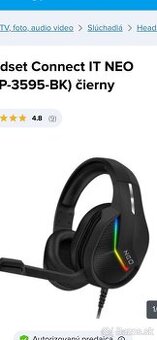 Headset Connect IT NEO sluchadka