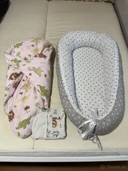 Páperová perinka s obliečkami a hniezdom