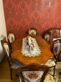 Rustikálny stôl a stoličky - 1