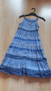 Modré šaty č.128