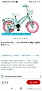 Predám dievčenský bicykel Amigo Lovely 2 - 1