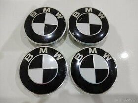 Stredove krytky diskov BMW cierno biele