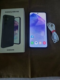 Samsung A55 5g 8gb ram 128 gb pamäť duos tmavo modrý navy to