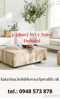 3 izbový byt v Novej Dubnici - 65m²