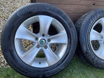 MOON Silber Orig.skoda Alu Disky 5x112 ET45 215 60 16 Letné