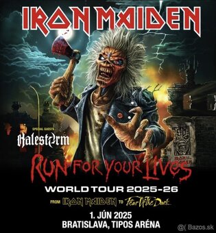 Iron Maiden 1.6 Bratislava - 2 vstupenky