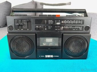 Vintage Tesla Safir rádio magnetofón