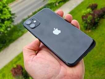 Apple iPhone 11 64GB Black, ako nový, komplet, záruka 12 mes