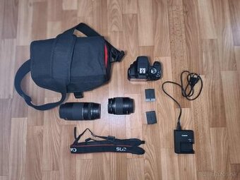 Canon EOS 2000D | Dva objektívy | Taška + príslušenstvo