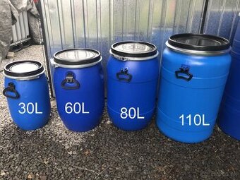 Plastové sudy, plechové + dovoz - 1