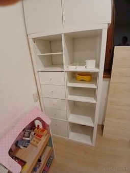 Ikea kallax a skrinky biele