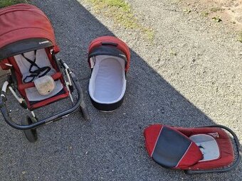 Červený Kočík Camarelo-3 kombinácia.