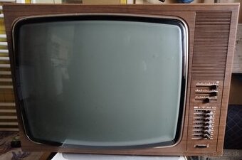 Retro čiernobiely TV Tesla SITNO