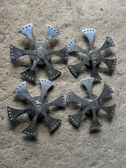 otočné puklice CHOPPER – pochromované (4 ks)