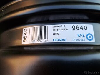 Plechove disky 16 - 5x108 - volvo s60,70,90,v70,90,xc70