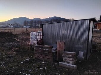 Plechová búda 3x2 m