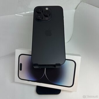 iPhone 14 PRO 256GB SPACE BLACK - DOBRÝ STAV - ZÁRUKA