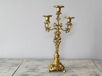 Starožitný svietnik - 38 cm