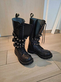 topánky STEEL - 20 dierkové - 139-140 0 BLACK 3P SPIKES (41)