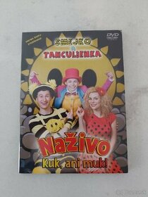 Predám DVD Smejko a Tanculienka - Naživo Kuk, ani Muk