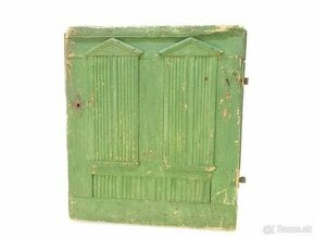 Starožitné drevene dvere - zelené - staré dvere - old doors - 1