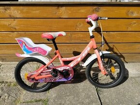 Detský bicykel značky CTM Jenny, farba ružová, veľkosť 16"