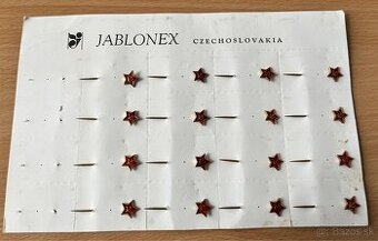 Plato odznakov červených komunistických hviezdičiek